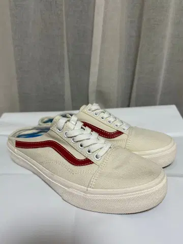 VANS 반스 화이트 뮬 23.5cm