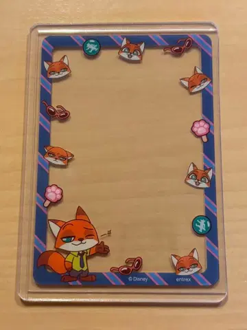 [미사용 새상품] 주토피아 닉 경질 케이스 카드 케이스