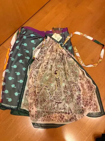 As konw as 랩 스커트 새상품 뽀빠이의 올리브 그림체