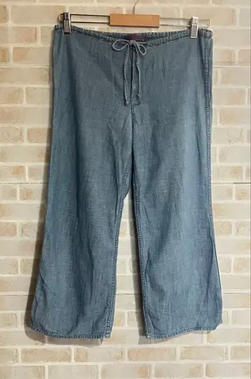 45rpm 이지 팬츠 인디고 얇은 소재