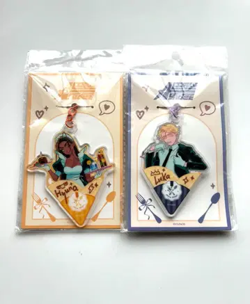 에이리언 스테이지 아크릴 키링 루카 현아 2세트 카페 콜라보