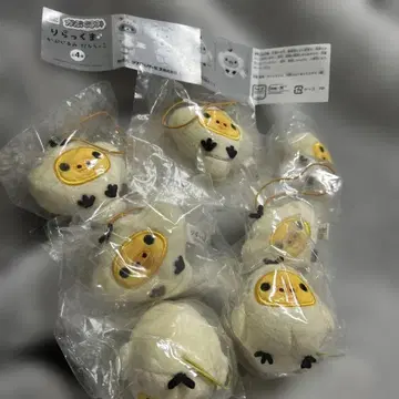 가챠가챠 캡슐 인형 다라랏코 리락쿠마 키이로이트리 7개 세트