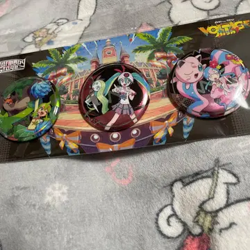 포켓몬 센터 하츠네 미쿠 콜라보 캔뱃지