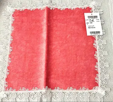 치카자와 레이스점 미피 레이스 미니 타월 손수건 (핑크)