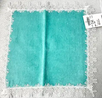 치카자와 레이스점 미피 레이스 미니 타월 손수건 (블루)