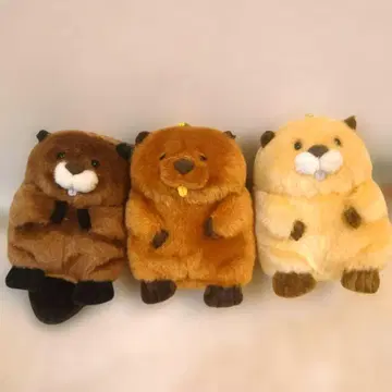 아기 비버 무탄 LMC 컴플리트 비버 키링 봉제 인형