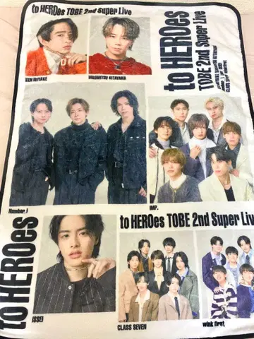 TOBE 2nd Live to HEROes 오리지널 담요