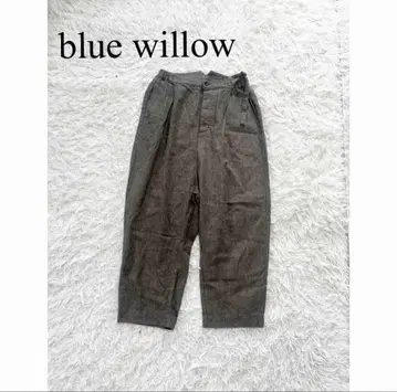 blue willow 린넨 와이드 헤링본 팬츠 인기 완판