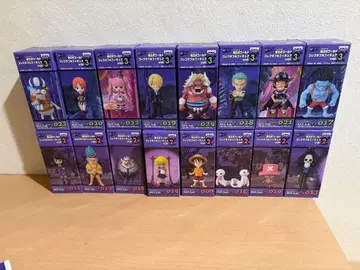 미개봉 원피스 월드 콜렉터블 피규어 vol.2 vol.3 전 8종