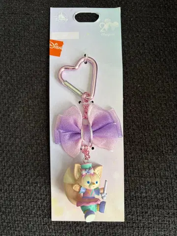 홍콩 디즈니 한정판 리나벨 리본 포함 키링 더피 프렌즈