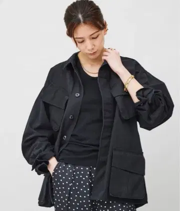 캘런솔로지 &RC 퍼티그 자켓 블랙