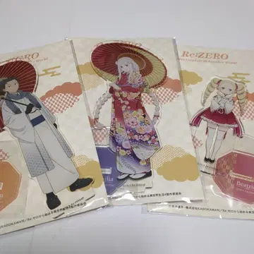 리제로 에밀리아 스바루 베아트리스 아크릴 스탠드