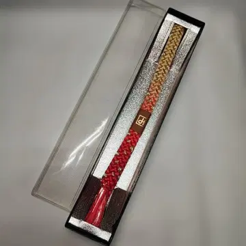 순수 실크 손뜨개질 고마이구미 끈 허리띠 박스형 미사용