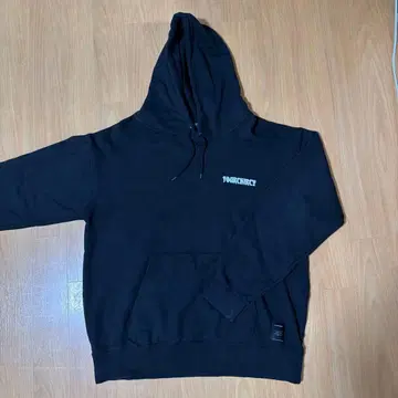 430 fourthirty 블랙 후드 부착 후드티