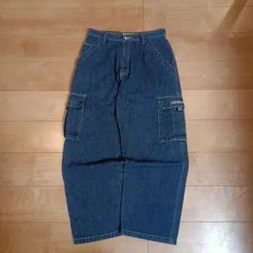 90s PIKO 데님 팬츠 배기 팬츠 카고 팬츠 BBOY B계