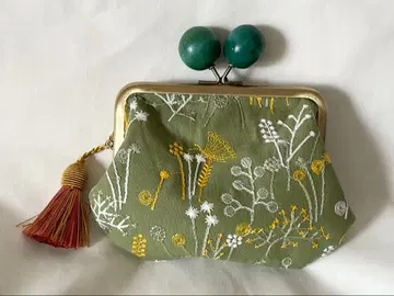 점과 선 무늬 제작소 시게미 키다마 오야코 가마구치 미니 지갑