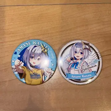 히라카타 파크 아마네 카나타 캔뱃지 2종 세트