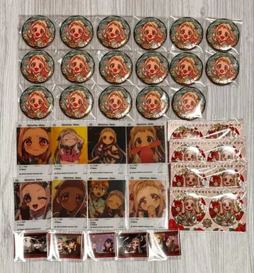 지박소년 하나코 군 야히로 나나 주얼리 캔뱃지 보타니컬 에모카