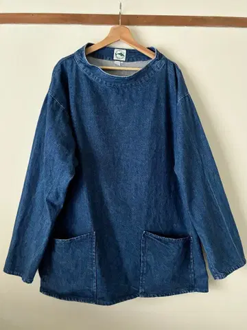 KINSALE SMOCKS XL 인디고 코튼