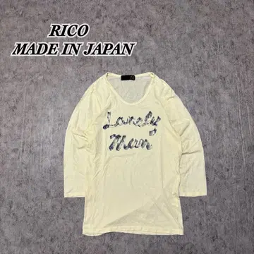 Y2K archive RICO 로고 7부 소매 티셔츠 일본제