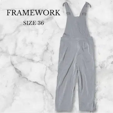 프레임워크 살로펫 오버롤 캐주얼 성인 여성 그레이 S