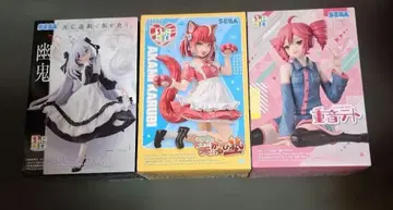올려놓는 피규어 3체 세트 유귀 아카미 카루비 시라베 테토 SEGA