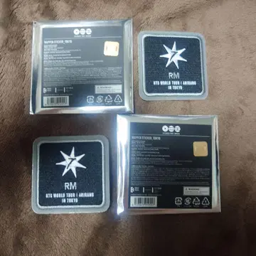 BTS RM x 2 와펜 스티커 AIRING IN TOKYO