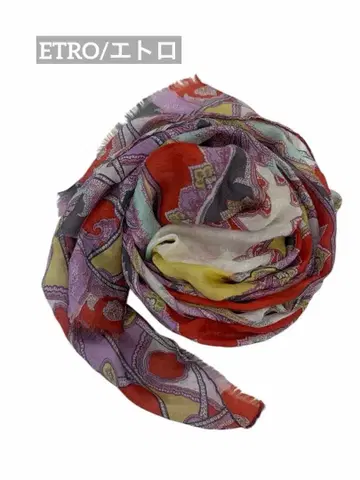 ETRO/에트로 실크 100% 스톨 이탈리아제