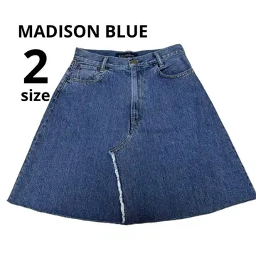 MADISONBLUE 매디슨 블루 데님 스커트 2 플레어 일본제