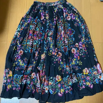 이-잣카마니아 인도 면 맥시 스커트