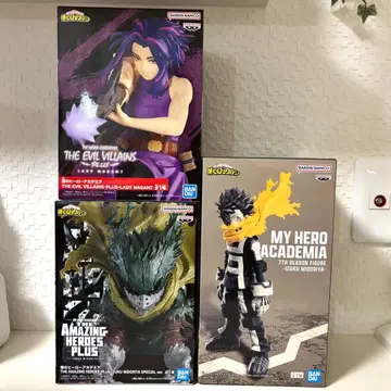 나의 히어로 아카데미아 피규어 3종 세트 미도리야 이즈쿠 레이디 나강