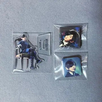 블랙 뮤지컬 생집사 시엘 아크릴 스탠드 캔뱃지 3개 세트