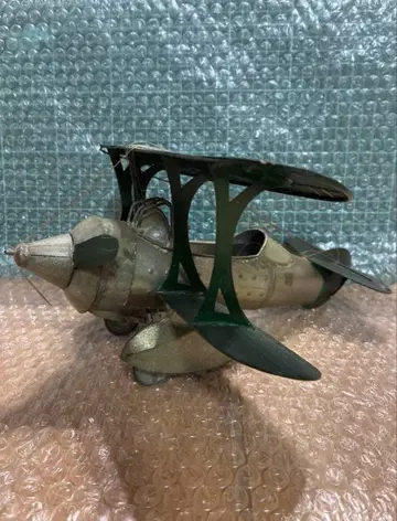 양철 전투기 레트로 완구