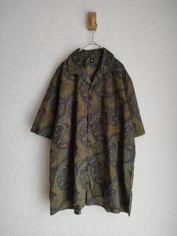 KAPTAIN SUNSHINE 페이즐리 반팔 셔츠