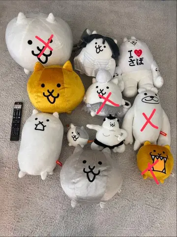 냥코 대전쟁 봉제 인형 7체 세트