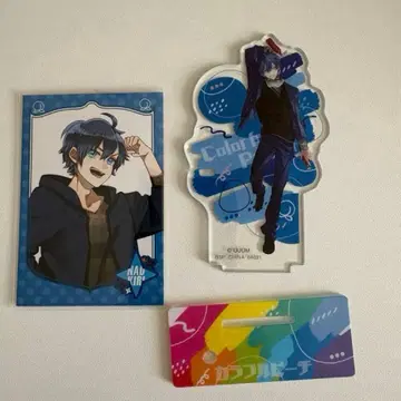 컬러풀 피치 카라피치 나오키리 아크릴 스탠드 초기 트레이딩 카드