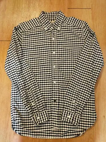 SPELL BOUND 체크 무늬 긴팔 셔츠