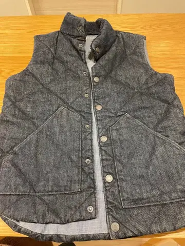 Gap 퀼팅 다운 베스트 XS 다크 블루