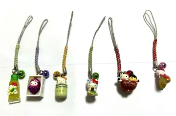 지역 한정 키티 매듭 스트랩 6개 세트