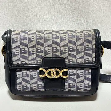 BALLY 발리 숄더백 올 패턴 숄더 사선 숄더 캔버스 가죽