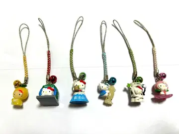 지역 한정 키티 매듭 스트랩 6개 세트