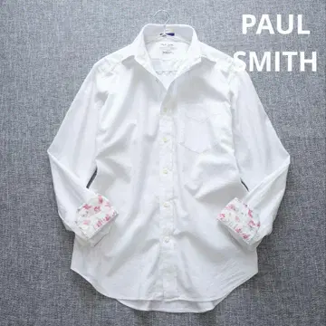 폴스미스 이탈리아제 원단 사용 플라워 프린트 코튼 셔츠 일본제