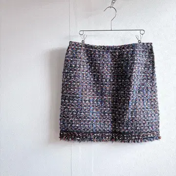 23KU 트위드 양모 모헤어 혼방 y2k 고급 타이트 스커트 M