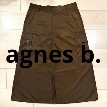 [새상품급] agnes b. (에네스베) 카고 스커트 포켓 부착 38 M