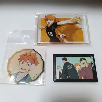 하이큐!! 아크릴 블록 캔뱃지 마그넷 히나타 쇼요