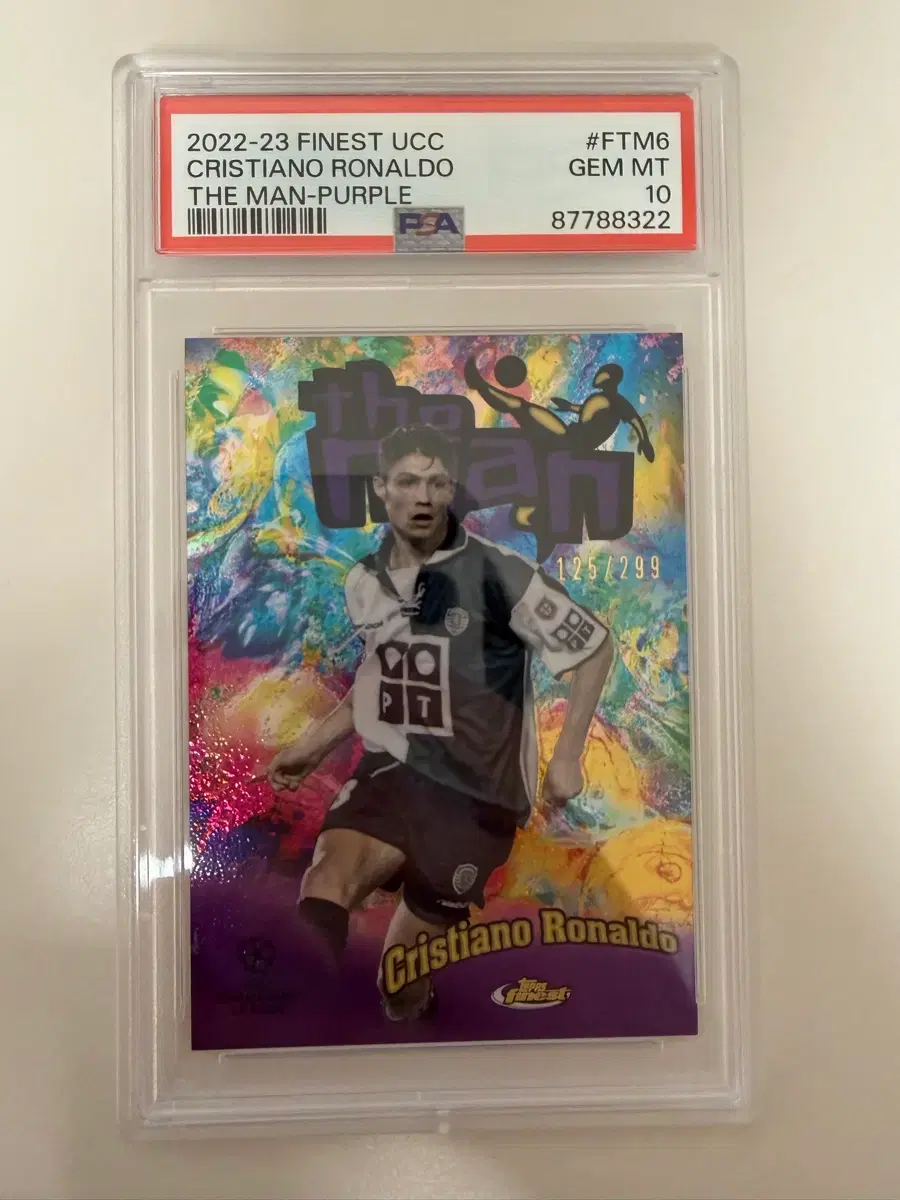 호날두 더맨 퍼플 PSA 10