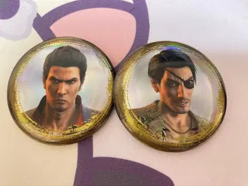 용과 같이 메탈 캔뱃지 프리미엄 셀렉 vol.1 세가 스토어 2점 세트