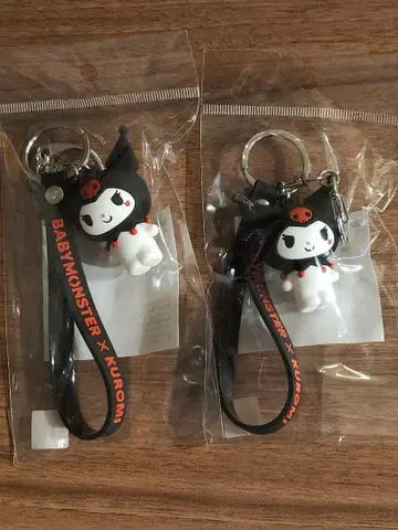 BABYMONSTER KUROMI 러버 키링 베비몬 쿠로미 2개