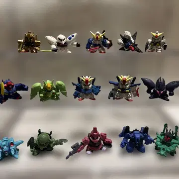 SD 건담 풀컬러 가챠폰 Z.ZZ계 세트