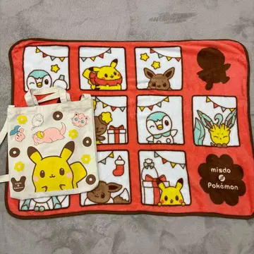미스터도넛 포켓몬 담요 & 토트백 세트